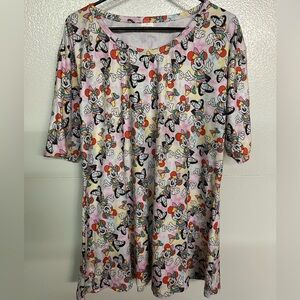 Minnie Mouse Sally from Nightmare Before Christmas Tunic shirt.